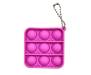 Іграшка-антистрес Pop it Keychain Square Pink/Turqouise