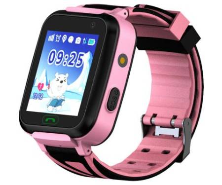 Смарт-часы GoGPS К07 Pink Детские телефон-часы с GPS трек (K07PK)