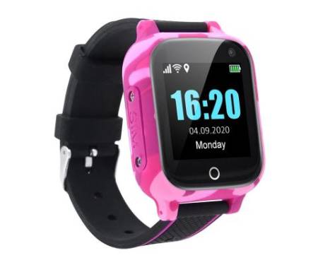 Смарт-часы GoGPS T01 телефон-часы, Термометр Red (T01RD)
