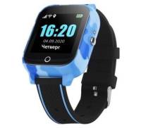 Смарт-часы GoGPS T01 телефон-часы, Термометр Blue (T01BL)
