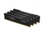 Модуль памяти для компьютера DDR4 64GB (4x16GB) 3600 MHz Fury Black Kingston (HX436C18FB4K4/64)