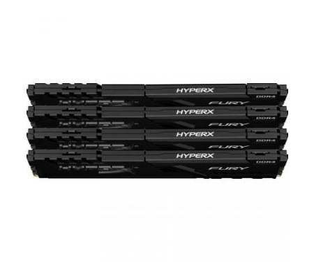 Модуль памяти для компьютера DDR4 64GB (4x16GB) 3600 MHz Fury Black Kingston (HX436C18FB4K4/64)
