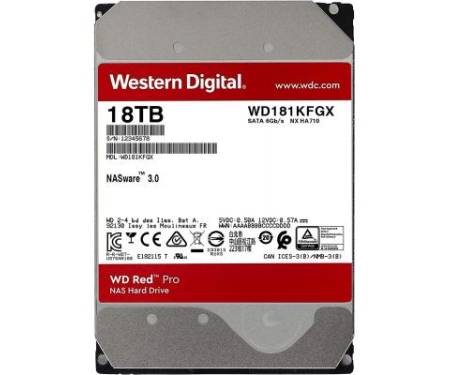 Жесткий диск 3.5" 18TB WD (WD181KFGX)