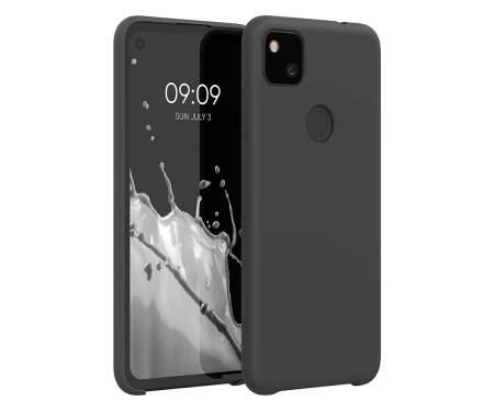 Чехол для Google Pixel 4a Silicone Case Black Matte