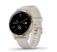 Смарт-часы Garmin Venu 2S Light Gold Stainless Steel Bezel with Light Sand Case and Silicone Band (010-02429-01)