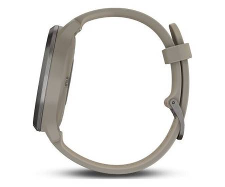 Смарт-часы Garmin Vivomove HR Sport with Sandstone Silicone Band One-size (010-01850-03) Black