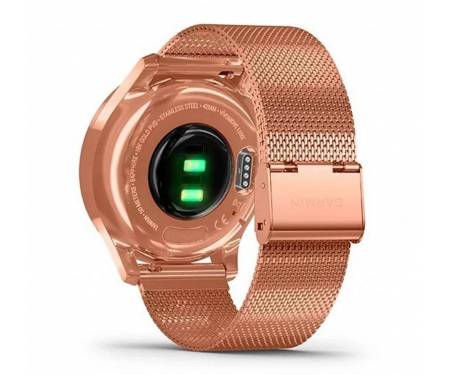 Смарт-часы Garmin Vivomove Luxe 18K Rose Gold PVD Stainless Steel w. Rose Gold Milanese B. (010-02241-24)