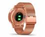 Смарт-часы Garmin Vivomove Luxe 18K Rose Gold PVD Stainless Steel w. Rose Gold Milanese B. (010-02241-24)