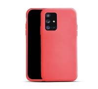 Чехол для Samsung Galaxy A12/M12 Silicone Case Сrimson