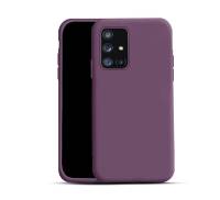 Чехол для Samsung Galaxy A12/M12 Silicone Case Purple