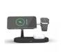 Беспроводная зарядная станция MagSafe Magnetic Wireless Charger 5 in 1 Black (AMZTCC08)