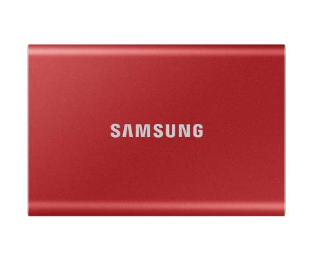 SSD накопитель Samsung T7 1 TB Red (MU-PC1T0R/WW)