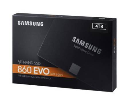 SSD накопитель Samsung 860 EVO 2.5 4 TB (MZ-76E4T0B)