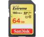Карта памяти SANDISK 64GB SDXC class 10 UHS-I Extreme (SDSDXV6-064G-GNCIN)