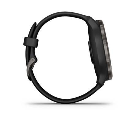 Смарт-годинник Garmin Venu 2 Slate Stainless Steel Bezel with Black Case and Silicone Band (010-02430-01)