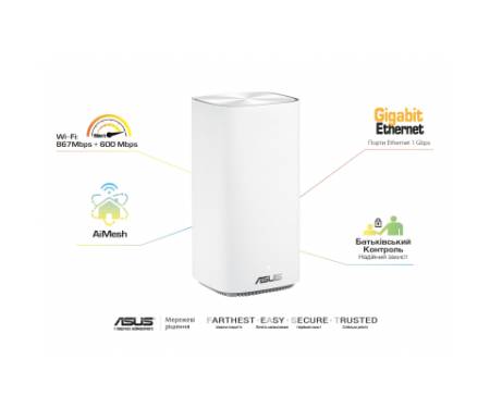 Точка доступа Wi-Fi ASUS ZenWiFi mini CD6 3PK (CD6-3PK)