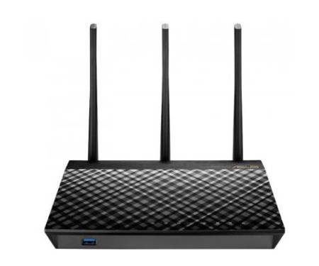 Маршрутизатор ASUS RT-AC66U/B1 AC1750, 4xGE LAN, 1xGE WAN, 1xUSB3.0, 1xUSB2.0, (RT-AC66U-2PK)