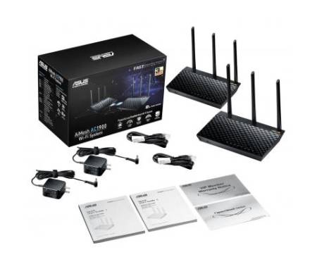 Маршрутизатор ASUS RT-AC66U/B1 AC1750, 4xGE LAN, 1xGE WAN, 1xUSB3.0, 1xUSB2.0, (RT-AC66U-2PK)