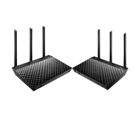 Маршрутизатор ASUS RT-AC66U/B1 AC1750, 4xGE LAN, 1xGE WAN, 1xUSB3.0, 1xUSB2.0, (RT-AC66U-2PK)