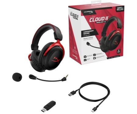 HyperX Cloud II WL USB, Red