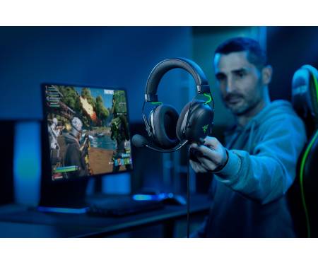 Razer BlackShark V2 - Wired + USB Mic Enhancer, black