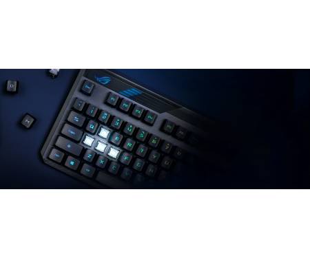 ASUS Клавіатура ігрова ROG CLAYMORE II Red Switch WL/BT/USB RU RGB, Black