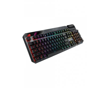 ASUS Клавіатура ігрова ROG CLAYMORE II Red Switch WL/BT/USB RU RGB, Black