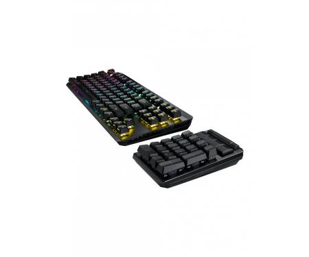 ASUS Клавіатура ігрова ROG CLAYMORE II Red Switch WL/BT/USB RU RGB, Black