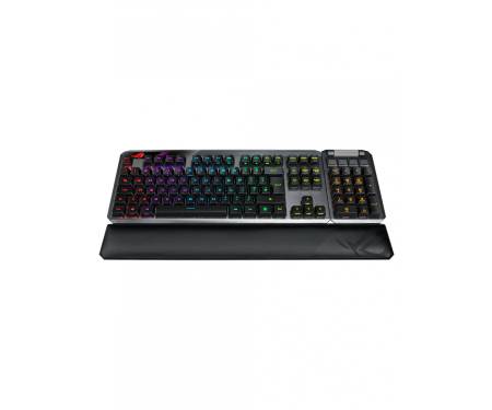 ASUS Клавіатура ігрова ROG CLAYMORE II Red Switch WL/BT/USB RU RGB, Black