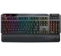 ASUS Клавіатура ігрова ROG CLAYMORE II Red Switch WL/BT/USB RU RGB, Black