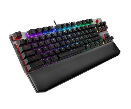 ASUS ROG Strix Scope TKL Deluxe Cherry MX Silent Red Ru USB RGB Black/Grey