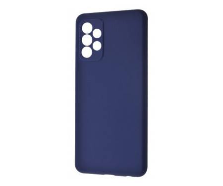 Чехол для Samsung Galaxy A72 Silicone Case Midnight Blue