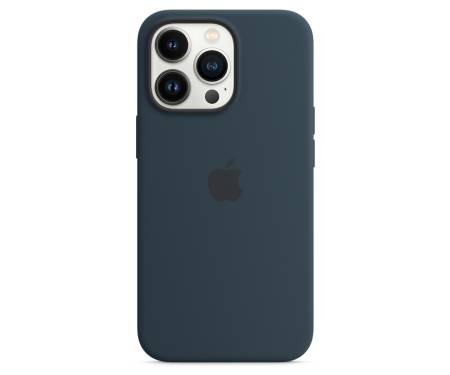Чехол для Apple iPhone 13 Pro Silicone Case with MagSafe-Abyss Blue
