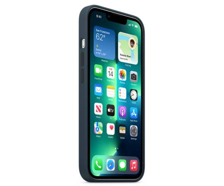 Чехол для Apple iPhone 13 Pro Silicone Case with MagSafe-Abyss Blue