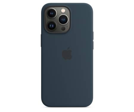 Чехол для Apple iPhone 13 Pro Silicone Case with MagSafe-Abyss Blue