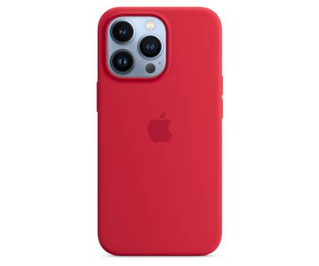 Чехол для Apple iPhone 13 Pro Silicone Case with MagSafe-(PRODUCT)RED