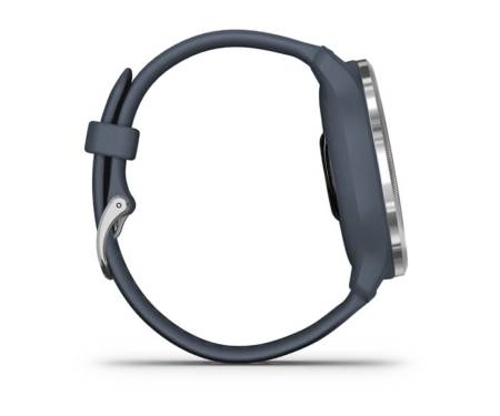Смарт-часы Garmin Venu 2 Silver Stainless Steel Bezel with Granite Blue Case and Silicone Band (010-02430-00)
