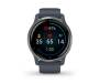 Смарт-часы Garmin Venu 2 Silver Stainless Steel Bezel with Granite Blue Case and Silicone Band (010-02430-00)