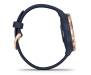 Garmin Vivomove 3s Rose Gold Stainless Steel Bezel w. Navy and Silicone B. (010-02238-03)