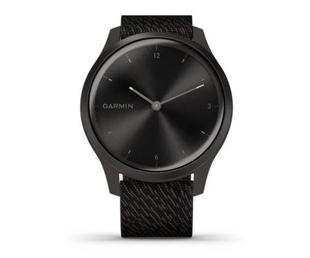 Смарт-часы Garmin Vivomove Style Graphite Aluminum w. Black Pepper Woven Nylon B. (010-02240-03)