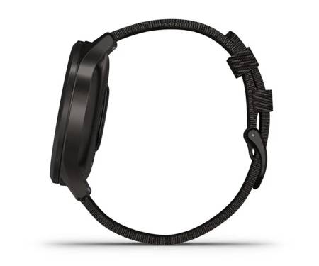 Смарт-часы Garmin Vivomove Style Graphite Aluminum w. Black Pepper Woven Nylon B. (010-02240-03)