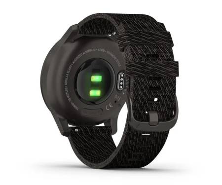 Смарт-часы Garmin Vivomove Style Graphite Aluminum w. Black Pepper Woven Nylon B. (010-02240-03)