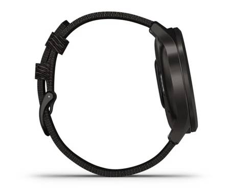 Смарт-часы Garmin Vivomove Style Graphite Aluminum w. Black Pepper Woven Nylon B. (010-02240-03)