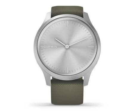 Смарт-часы Garmin Vivomove Style Silver Aluminum w. Moss Silicone B. (010-02240-01)