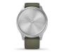 Смарт-часы Garmin Vivomove Style Silver Aluminum w. Moss Silicone B. (010-02240-01)