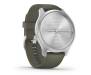Смарт-часы Garmin Vivomove Style Silver Aluminum w. Moss Silicone B. (010-02240-01)