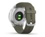Смарт-часы Garmin Vivomove Style Silver Aluminum w. Moss Silicone B. (010-02240-01)
