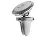 Автомобильный держатель для смартфона Baseus Car Holder Magnetic Air Vent Mount Holder with cable clip Silver (SUGX-A0S)
