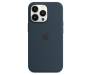Чохол для Apple iPhone 13 Pro Max Silicone Case with MagSafe - Abyss Blue (MM2T3) 4