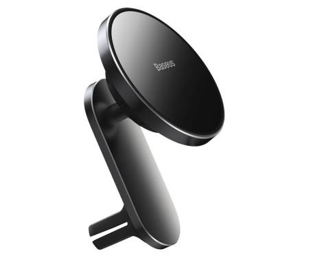 Автодержатель с беспроводной зарядкой MagSafe (15W)  Baseus Big Energy Car Mount Wireless Charger Black (WXJN-01)